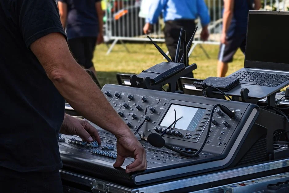 Sound equipment setup